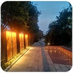公園雕塑景觀亮化怎樣做？——洗墻燈如何安裝固定？